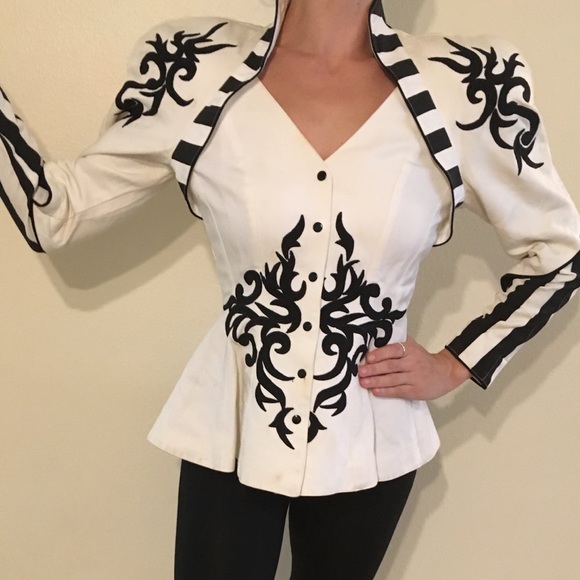 Lillie Rubin Tops - Vintage Lillie Rubin Pinup Long Sleeve Club Top